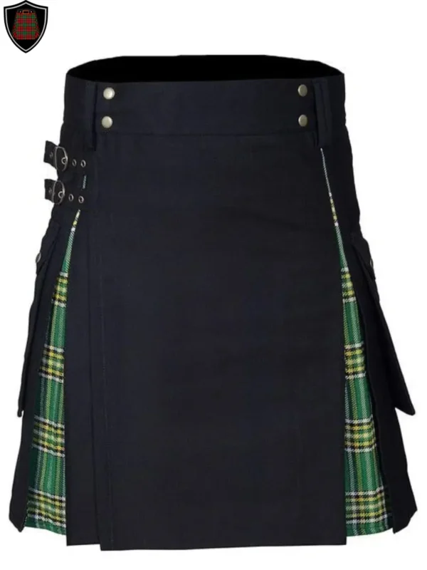 irish tartan hybrid kilt - product image