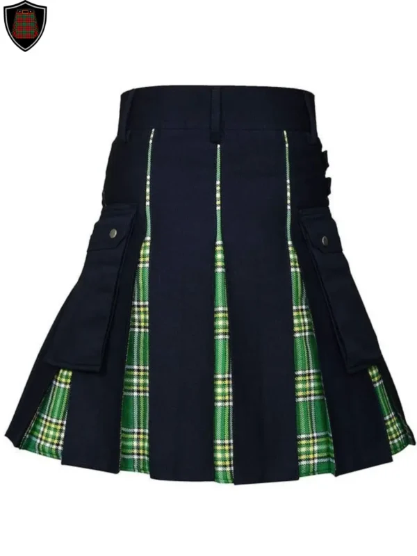 irish tartan hybrid kilt - product image