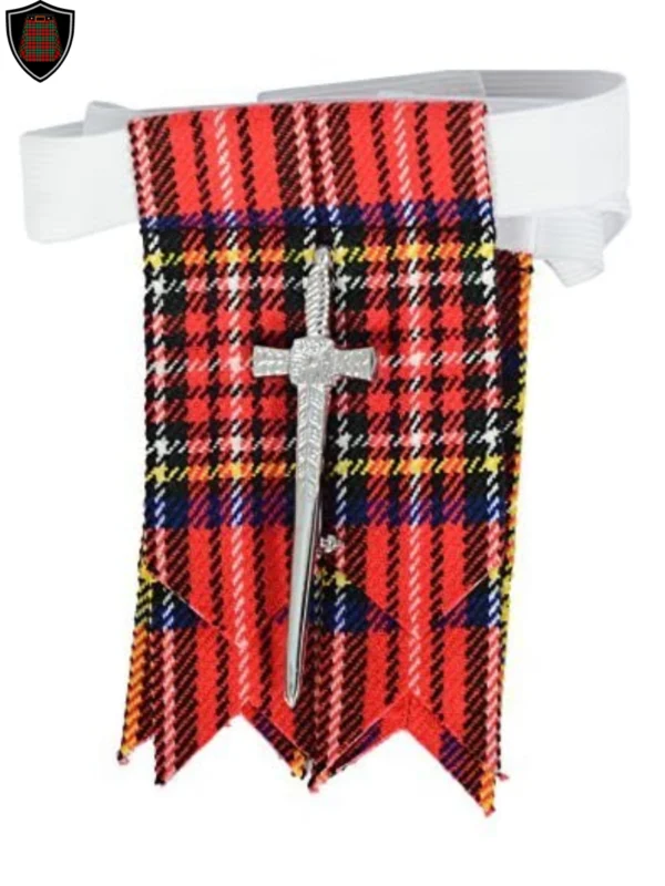 royal stewart tartan kiltpin