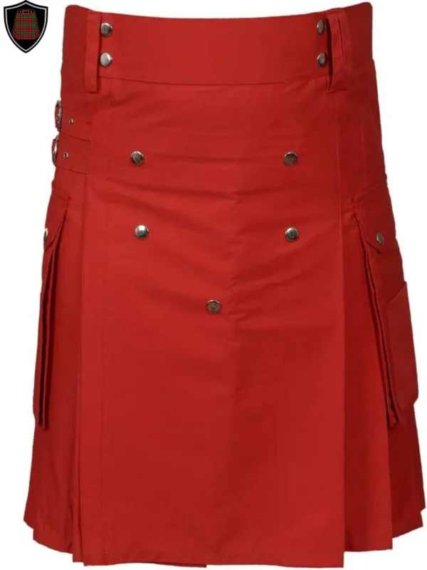 red utility kilt