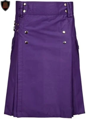 purple utility kilt