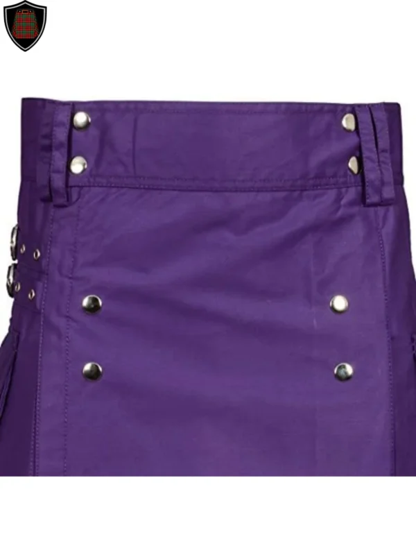 purple utility kilt