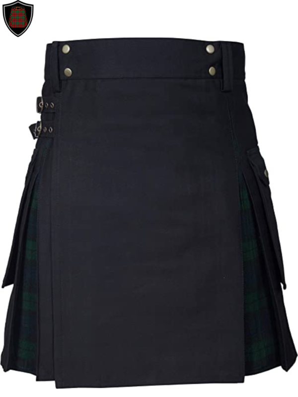 black watch tartan hybrid kilt