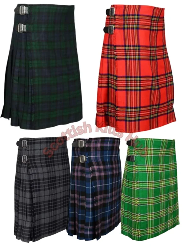 8 yard traditional tartan kilts