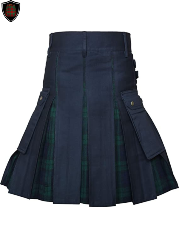 black watch tartan hybrid kilt