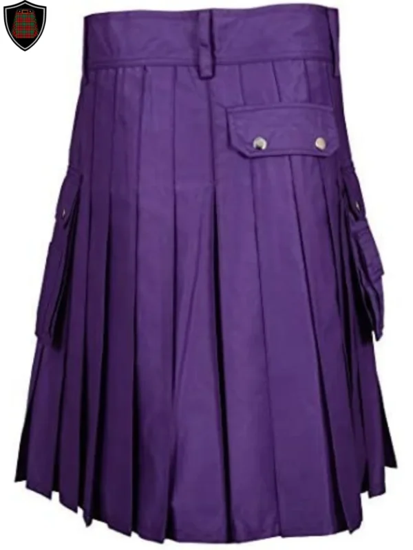 purple utility kilt