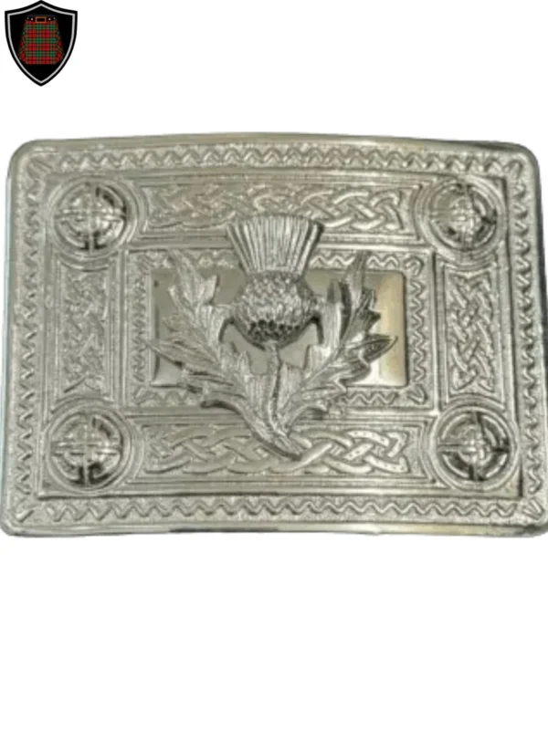 Thistle Celtic Knot Kilt Buckle For Kilt Belt