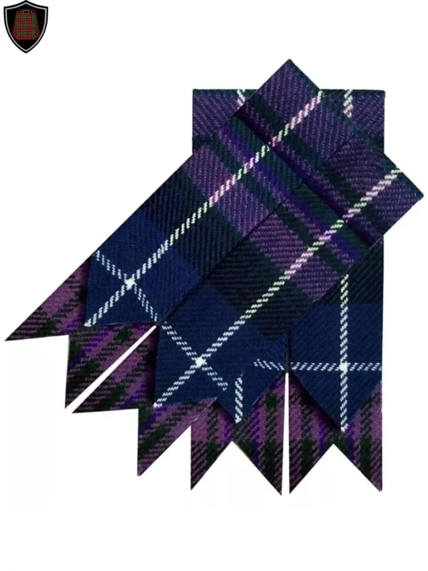 pride of scotland tartan kilt flashes