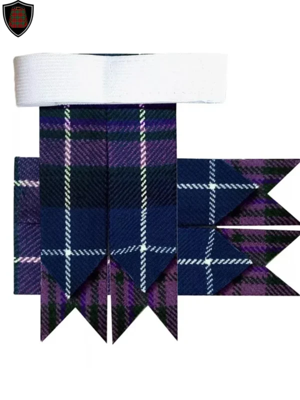 pride of scotland tartan kilt flashes