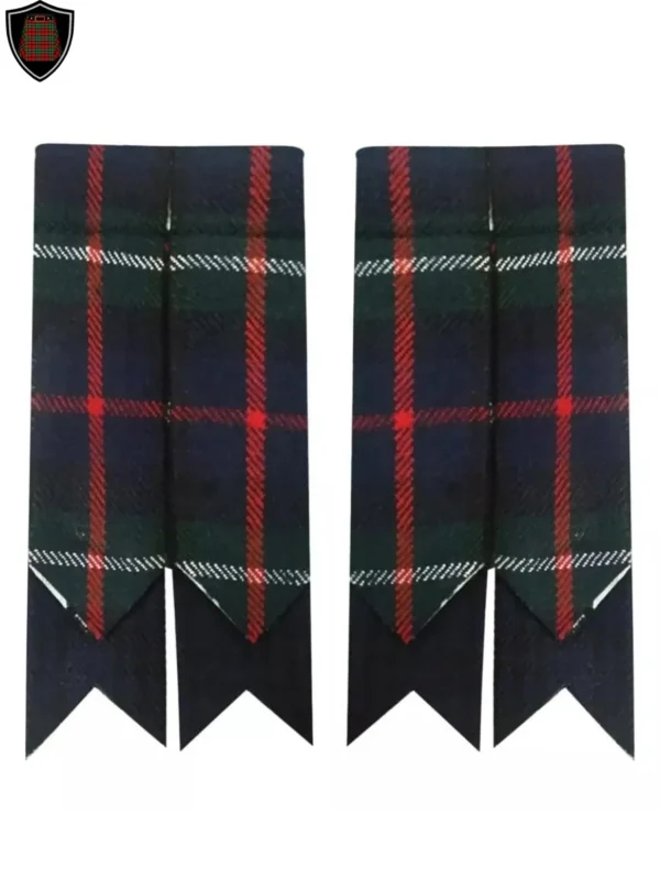 Premium Quality Handmade Makenzie Tartan Kilt Flashes