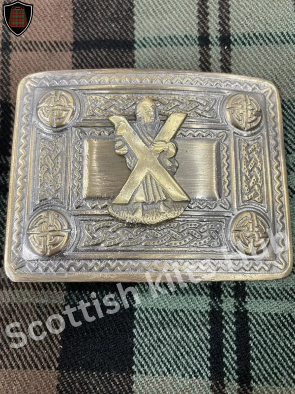 Saint Andrew Kilt Buckle For Kilt Belt