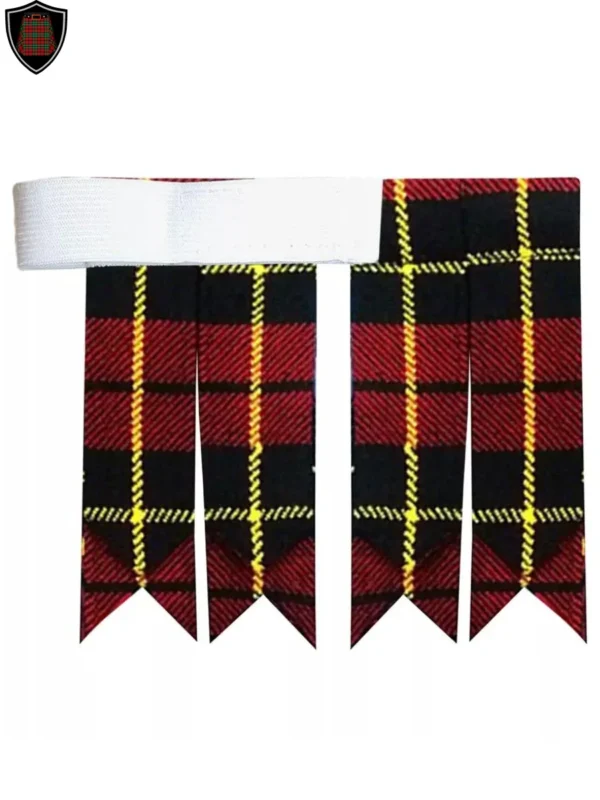 Premium Quality Handmade Wallace Tartan Kilt Flashes Tartan Kilt Flashes