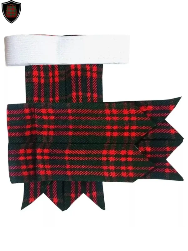 Premium Quality Handmade Macdonald Tartan Kilt Flashes