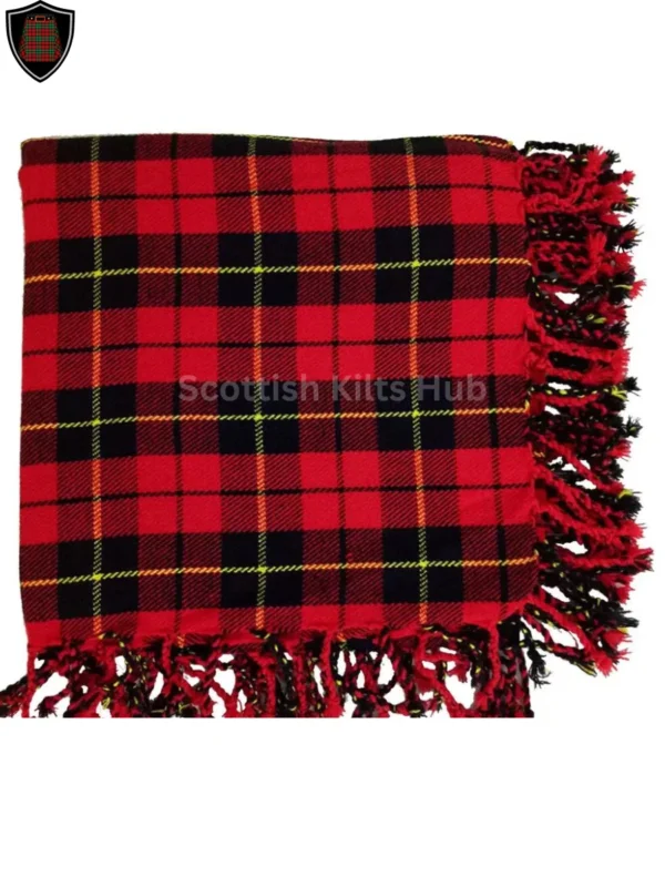 Wallace Tartan Fly Plaid - Premium Wool, Traditional Scottish Design