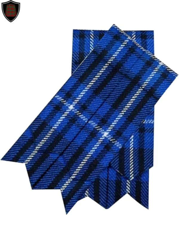 Premium Quality Handmade American Patriot Tartan Kilt Flashes