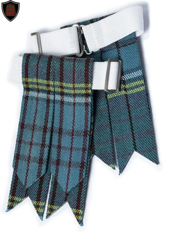 Premium Quality Handmade Anderson Tartan Kilt Flashes