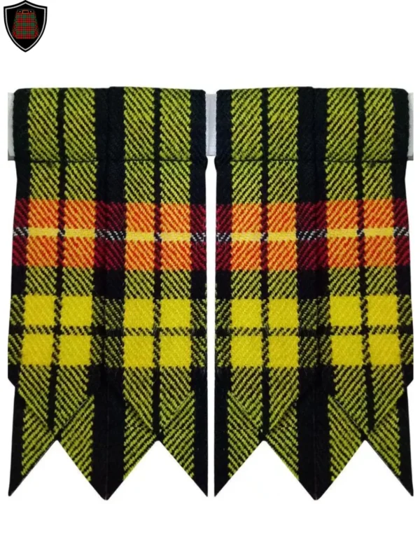 Premium Quality Handmade Buchanan Tartan Kilt Flashes Tartan Kilt Flashes