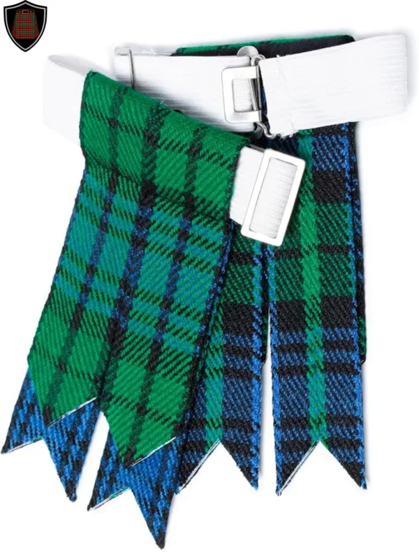 Premium Quality Handmade Campbell Ancient Tartan Kilt Flashes Tartan Kilt Flashes