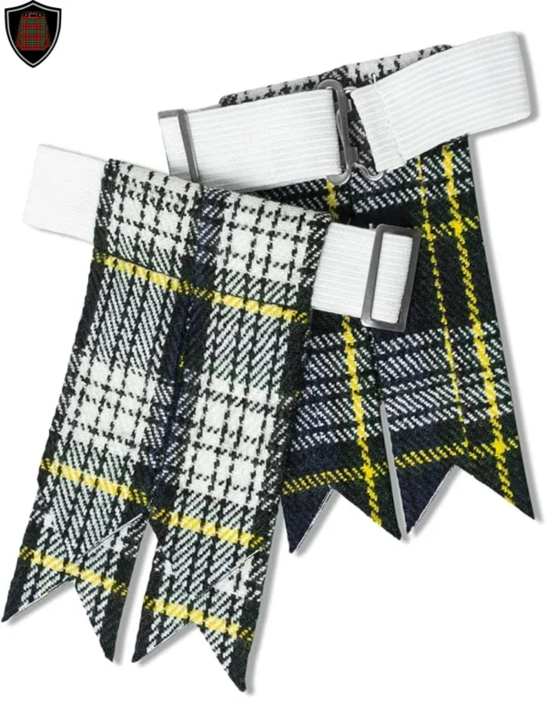 Premium Quality Handmade Dress Gordon Tartan Kilt Flashes Tartan Kilt Flashes