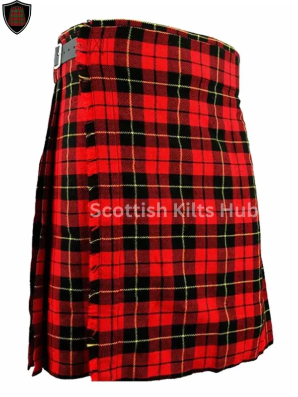 Handmade Wallace Tartan Kilt | 8 Yard | Free Kilt Pin & Flashes