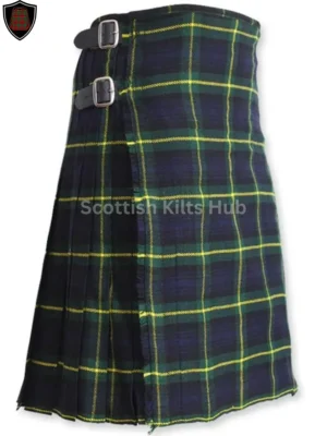 Handmade Clan Gordon Tartan Kilt | 8 Yard | Free Kilt Pin & Flashes