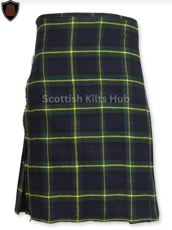 Handmade Clan Gordon Tartan Kilt | 8 Yard | Free Kilt Pin & Flashes